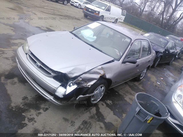 2T1BR12E8XC230513 - 1999 TOYOTA COROLLA VE/CE/LE 金色 照片 2