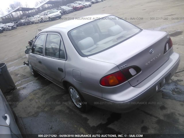 2T1BR12E8XC230513 - 1999 TOYOTA COROLLA VE/CE/LE 金色 照片 3