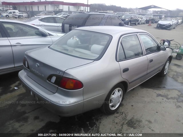 2T1BR12E8XC230513 - 1999 TOYOTA COROLLA VE/CE/LE GOLD photo 4