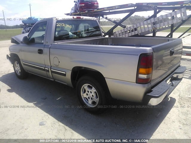 1GCEC14V81Z120439 - 2001 CHEVROLET SILVERADO C1500 GRAY photo 3