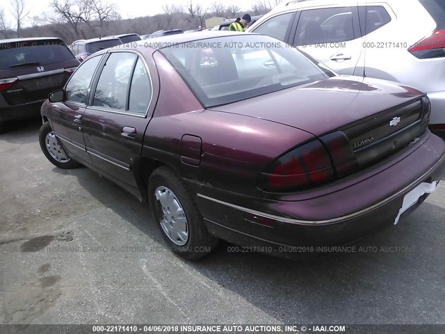 2G1WL52M5W9318198 - 1998 CHEVROLET LUMINA LS MAROON photo 3