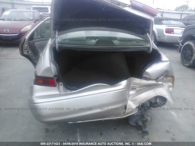 4T1BG22K0XU491036 - 1999 TOYOTA CAMRY CE/LE/XLE 金色 照片 6