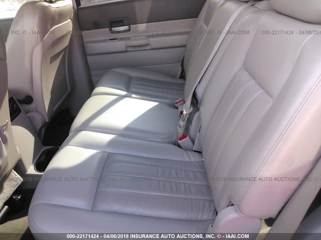 1D8HD58D05F509099 - 2005 DODGE DURANGO LIMITED WHITE photo 8