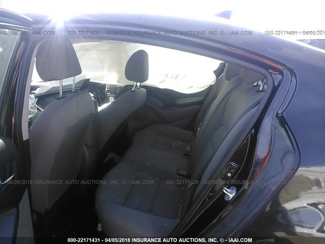 KNAFK4A65E5057722 - 2014 KIA FORTE LX BLACK photo 8