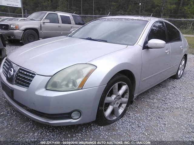 1N4BA41E45C858106 - 2005 NISSAN MAXIMA SE/SL SILVER photo 2