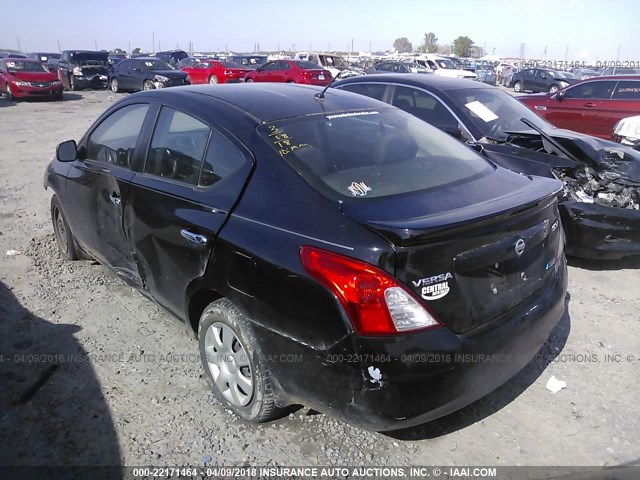 3N1CN7AP5DL877985 - 2013 NISSAN VERSA S/S PLUS/SV/SL BLACK photo 3