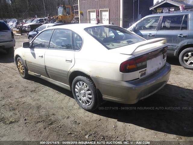 4S3BE896737200529 - 2003 SUBARU LEGACY OUTBACK 3.0 H6/3.0 H6 VDC WHITE photo 3