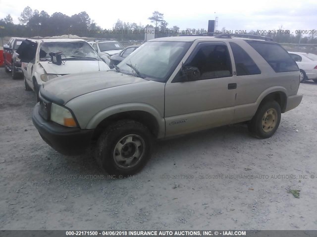 1GKCS18W71K111368 - 2001 GMC JIMMY Қоңыр фото 2