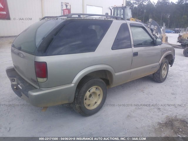 1GKCS18W71K111368 - 2001 GMC JIMMY TAN photo 4