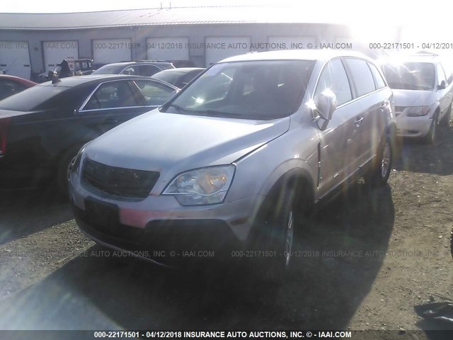 3GSCL33P78S671690 - 2008 SATURN VUE XE SILVER photo 2