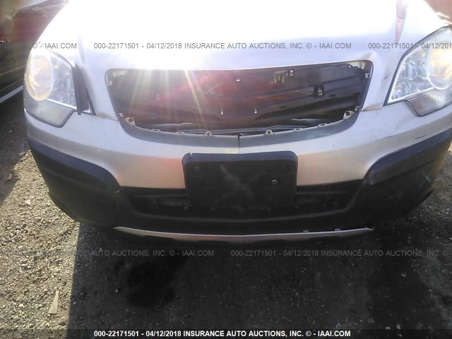 3GSCL33P78S671690 - 2008 SATURN VUE XE SILVER photo 6
