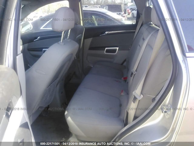 3GSCL33P78S671690 - 2008 SATURN VUE XE SILVER photo 8