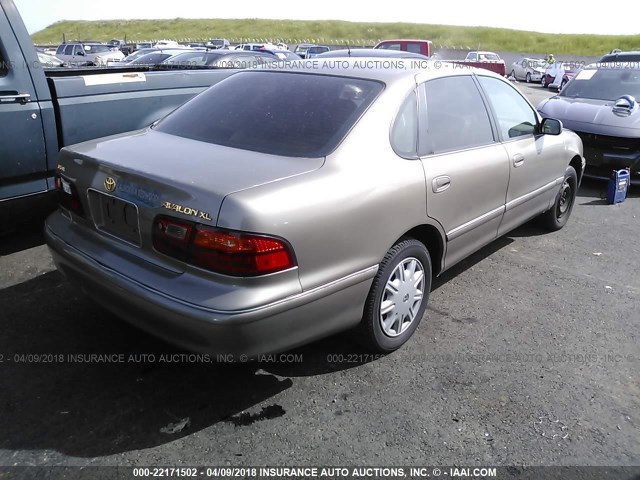 4T1BF18B2XU348464 - 1999 TOYOTA AVALON XL/XLS BROWN photo 4