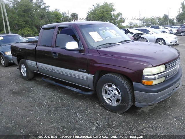 2GCEC19V8Y1196268 - 2000 CHEVROLET SILVERADO C1500 MAROON photo 1