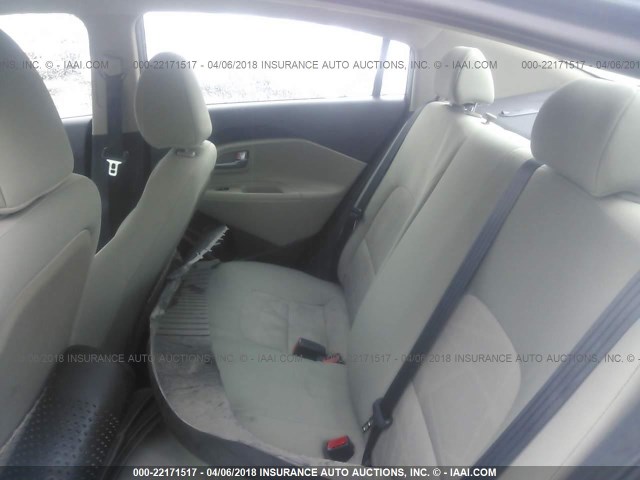 KNADM4A38G6692003 - 2016 KIA RIO LX Կապույտ լուսանկար 8