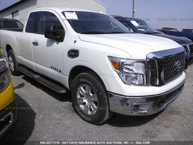 1N6AA1C53HN533616 - 2017 NISSAN TITAN SV/PRO-4X WHITE photo 1