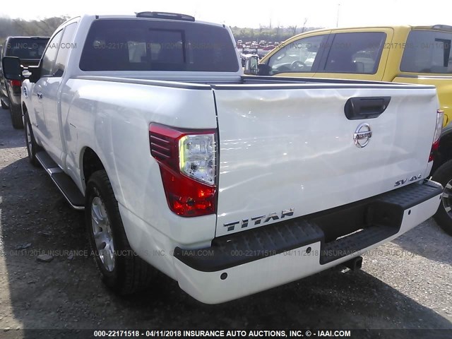 1N6AA1C53HN533616 - 2017 NISSAN TITAN SV/PRO-4X WHITE photo 3