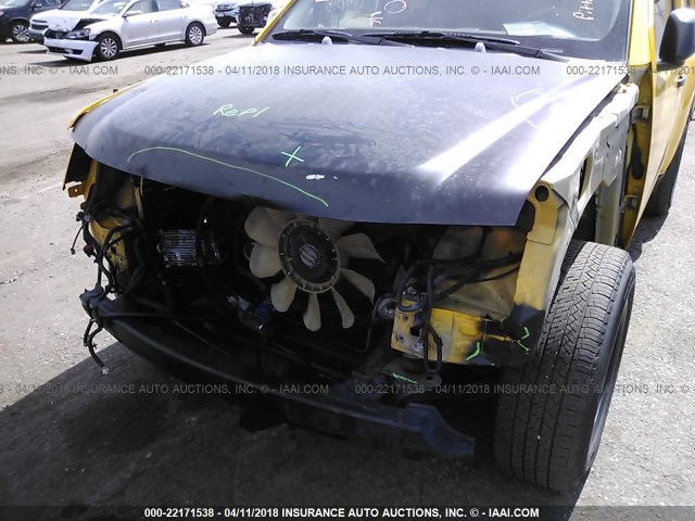 5N1AN08U37C506018 - 2007 NISSAN XTERRA OFF ROAD/S/SE YELLOW photo 6