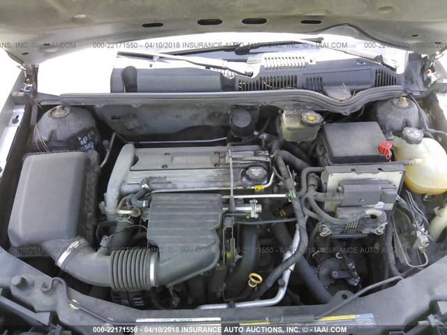 1G8AJ52F33Z162120 - 2003 SATURN ION LEVEL 2 SILVER photo 10