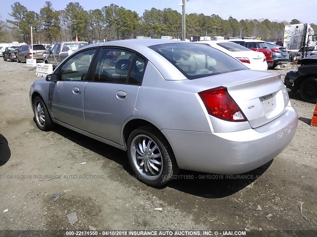 1G8AJ52F33Z162120 - 2003 SATURN ION LEVEL 2 SILVER photo 3