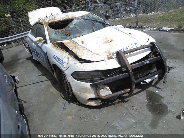 2C3CDXKT6FH932603 - 2015 DODGE CHARGER POLICE WHITE photo 1