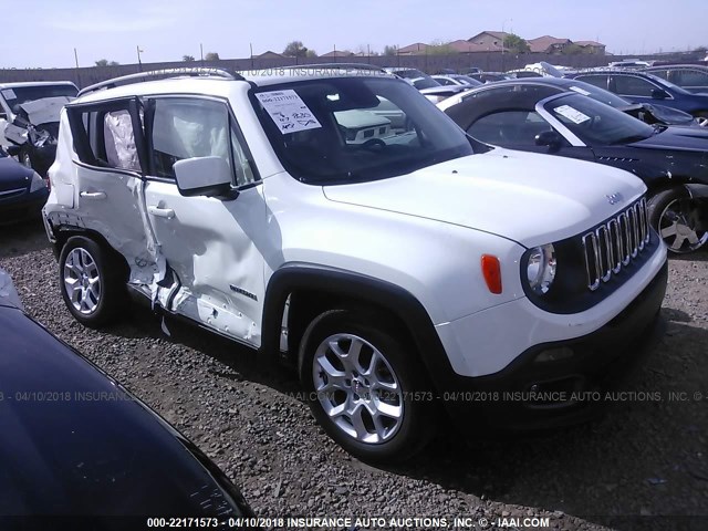 ZACCJABT9FPB17683 - 2015 JEEP RENEGADE LATITUDE WHITE photo 1