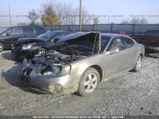 2G2WP552461130717 - 2006 PONTIAC GRAND PRIX ოქროსფერი ფოტო 2