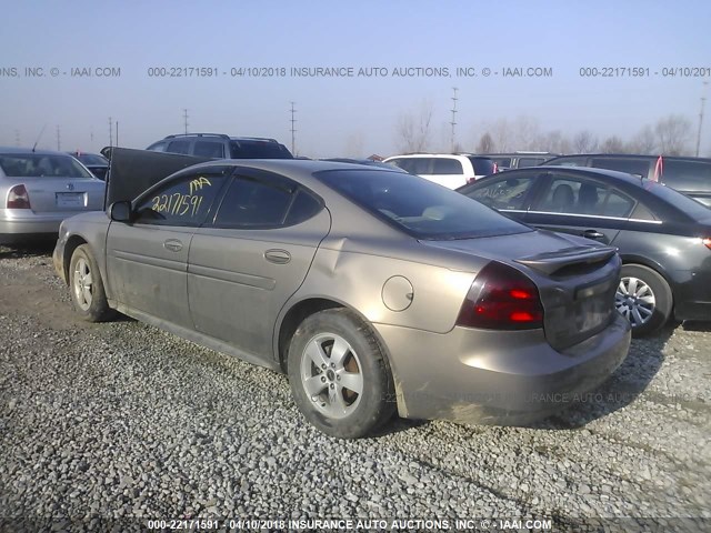 2G2WP552461130717 - 2006 PONTIAC GRAND PRIX ოქროსფერი ფოტო 3