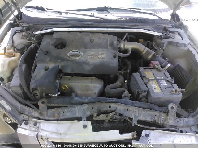 1N4AL11D73C352763 - 2003 NISSAN ALTIMA S/SL SILVER photo 10