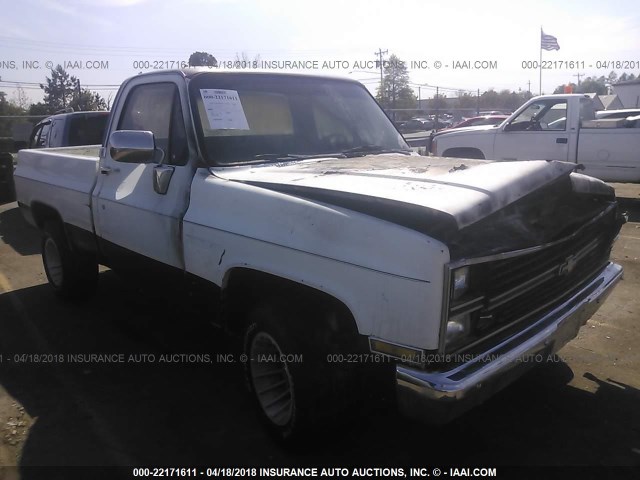 2GCDC14H8D1163360 - 1983 CHEVROLET C10 WHITE photo 1