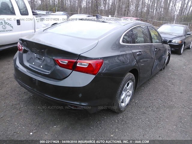 1G1ZB5ST9JF109585 - 2018 CHEVROLET MALIBU LS 灰色 照片 4