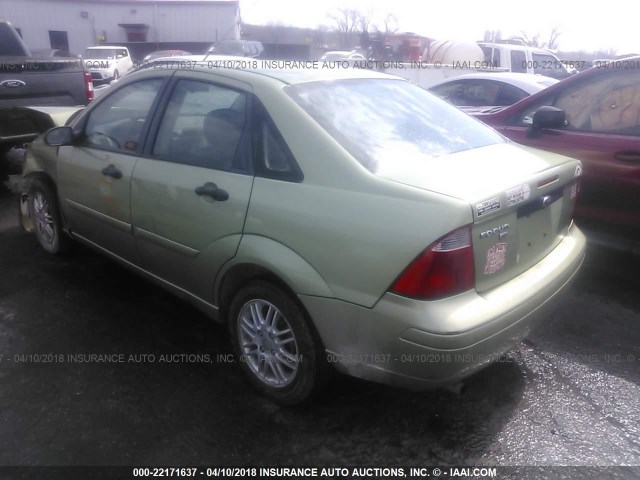 1FAFP34N67W258713 - 2007 FORD FOCUS ZX4/S/SE/SES 绿色 照片 3