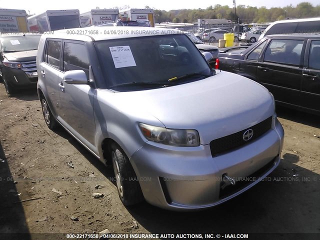 JTLKE50EX81027283 - 2008 TOYOTA SCION XB ვერცხლისფერი ფოტო 1