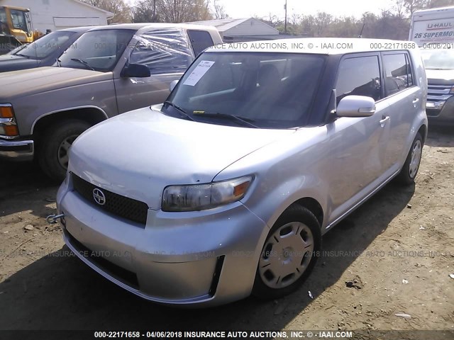 JTLKE50EX81027283 - 2008 TOYOTA SCION XB ვერცხლისფერი ფოტო 2
