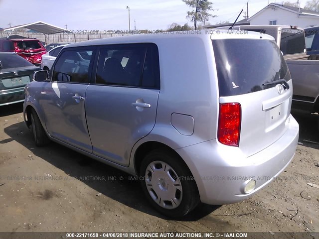 JTLKE50EX81027283 - 2008 TOYOTA SCION XB ვერცხლისფერი ფოტო 3