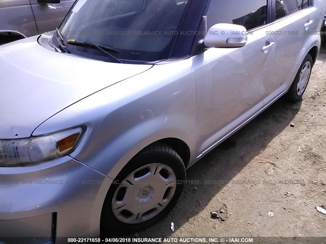 JTLKE50EX81027283 - 2008 TOYOTA SCION XB ვერცხლისფერი ფოტო 6