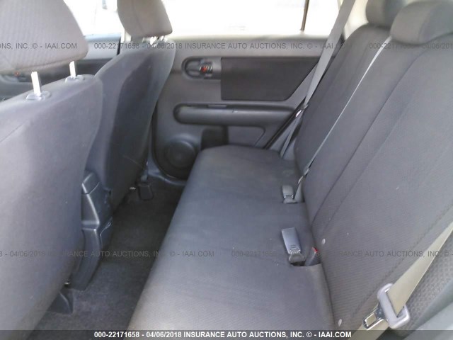 JTLKE50EX81027283 - 2008 TOYOTA SCION XB ვერცხლისფერი ფოტო 8