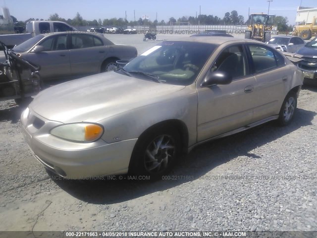 1G2NF52E24C139257 - 2004 PONTIAC GRAND AM SE1 GOLD photo 2