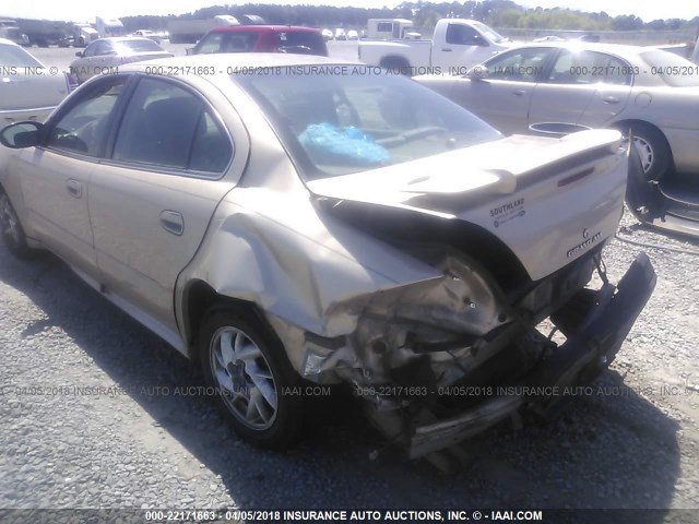 1G2NF52E24C139257 - 2004 PONTIAC GRAND AM SE1 GOLD photo 6