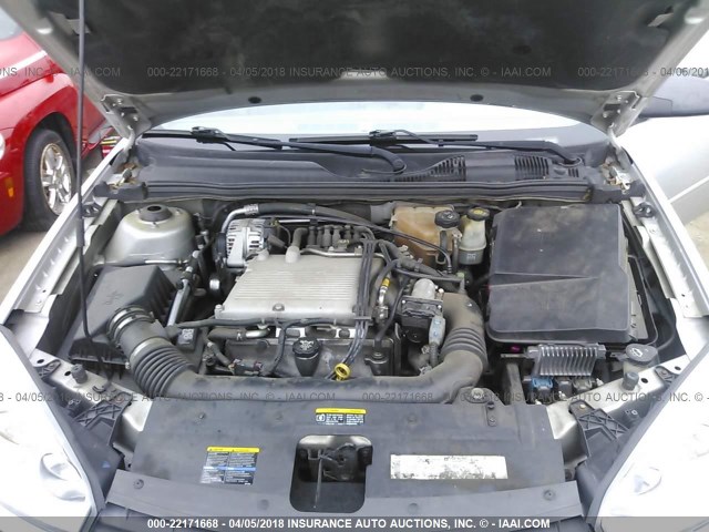 1G1ZT52804F112646 - 2004 CHEVROLET MALIBU LS 银色 照片 10