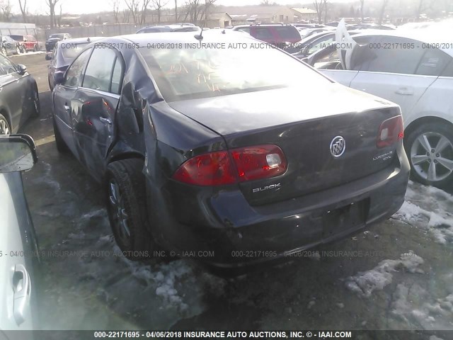 1G4HD57257U172888 - 2007 BUICK LUCERNE CXL BLACK photo 3