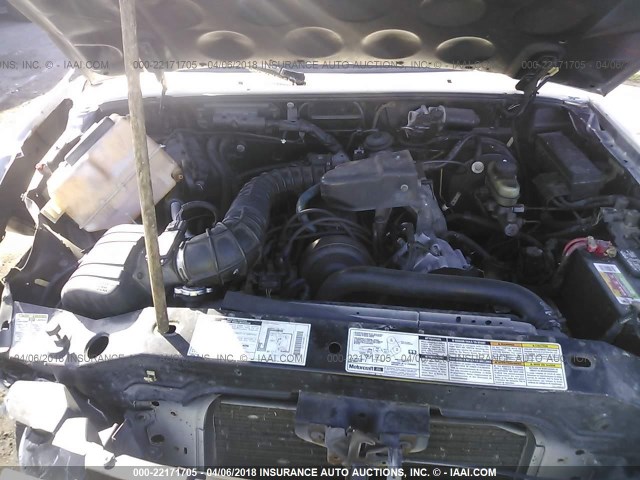 4F4YR12C2XTM45278 - 1999 MAZDA B2500 TAN photo 10