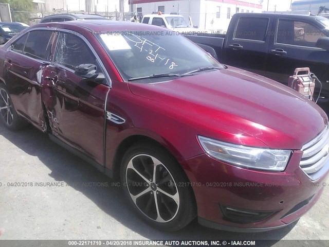 1FAHP2E83EG152934 - 2014 FORD TAURUS SEL MAROON photo 1