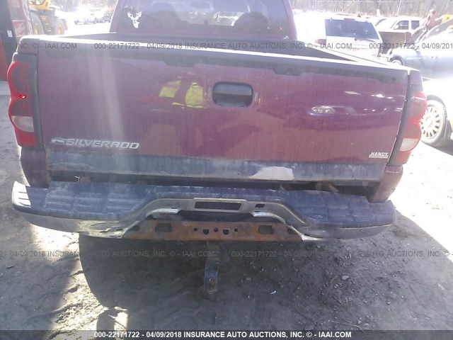 1GCEK19Z37Z205647 - 2007 CHEVROLET SILVERADO K1500 CLASSIC MAROON photo 6