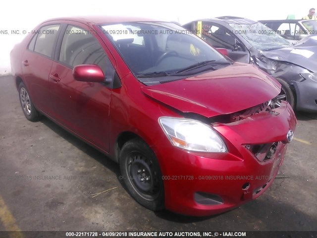 JTDBT4K32CL038279 - 2012 TOYOTA YARIS RED photo 1