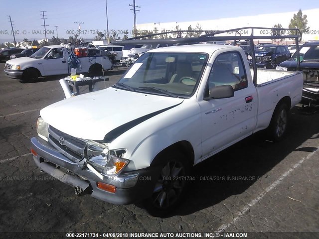 4TANL42N9WZ051333 - 1998 TOYOTA TACOMA WHITE photo 2