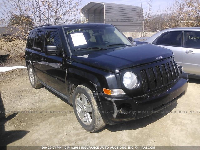 1J4NF2GB6AD525236 - 2010 JEEP PATRIOT SPORT BLACK photo 1