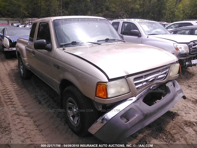 1FTYR44UX2PA49052 - 2002 FORD RANGER SUPER CAB TAN photo 1