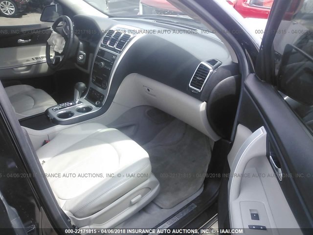 1GKLRMED1AJ225596 - 2010 GMC ACADIA SLT-1 Czarny zdjęcie 5