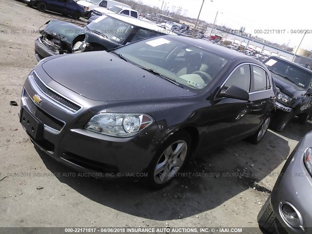 1G1ZA5E06AF216078 - 2010 CHEVROLET MALIBU LS GRAY photo 2